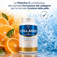 Load image into Gallery viewer, COLLAGENE IDROLIZZATO 2000MG - 240 COMPRESSE | Collagene e Acido Ialuronico, Coenzima Q10, Vitamina C, Biotina e Zinco