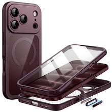Carica l'immagine nel visualizzatore di Gallery, JETech 360° Protezione Cover per iPhone 18 Pro Max, Ciliegia Scuro