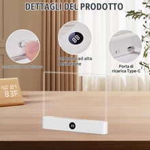 Carica l'immagine nel visualizzatore di Gallery, Lampada Libro Piatta, Luce per Libri Piatta, Luce per libri a LED intelligente, Lampada da Lettura Portatile Piatt-a, La