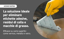 Carica l'immagine nel visualizzatore di Gallery, MagazziniGM STICKEROUT, Spray Rimuovi Adesivi e Colla, Efficace su Etichette Adesive, Formula a Base di Solventi, Versat