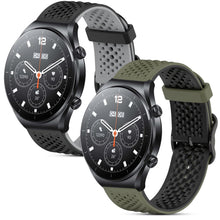 Carica l'immagine nel visualizzatore di Gallery, 2 Pezzis 22mm Cinturino per Xiaomi Mi Watch/Xiaomi Watch S1 Pro/S1 Active/S1/S2/S3/2/2 Pro/Xiaomi Mi Watch Color Sport, 