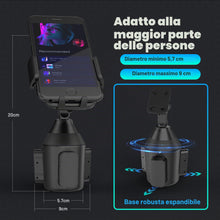 Carica l'immagine nel visualizzatore di Gallery, SEEKONE Supporto Universale per Cellulare per Auto, Portabevande per Smartphone, per Auto, Adatto a tutti gli smartphone