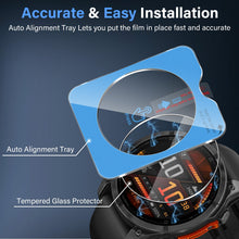 Carica l'immagine nel visualizzatore di Gallery, Pellicola Vetro Temperato per Garmin Fenix 8 Amoled 47mm con Kit di Installazione, [4 Pezzi] Ultra Trasparente Durezza 9
