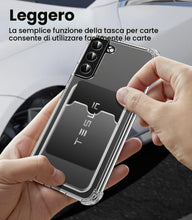 Carica l'immagine nel visualizzatore di Gallery, Crystal Custodia per Samsung Galaxy S26 con Tasche Porta Carte Portafoglio Cover Protettiva in Silicone Sottile Morbido 