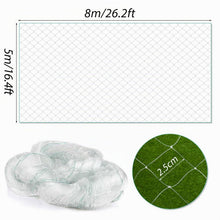Carica l'immagine nel visualizzatore di Gallery, Rete Anti Piccioni,Rete Anti Uccelli,Rete per Pollaio 5 x 8 m,Rete Pollaio,Rete da Giardino Maglie 2,5cm,Rete per Uccell
