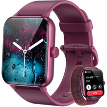Carica l'immagine nel visualizzatore di Gallery, Blackview Smartwatch Uomo Donna, Effettua e Rispondi alle Chiamate,1,85'' Orologio Intelligente Fitness,Cardiofrequenzim