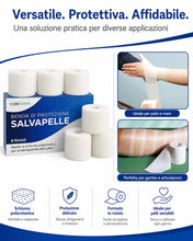 Carica l'immagine nel visualizzatore di Gallery, ONFARMA BOX 6 SALVAPELLE cm 7x27 mt Benda sottile in schiuma poliuretano