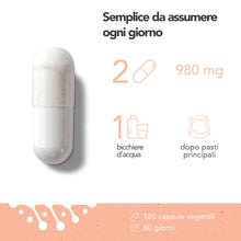 Carica l'immagine nel visualizzatore di Gallery, NOVIQA Magnesio Pidolato 980mg, 120 Capsule, Integratore Magnesio Organico Naturale ad Alta Biodisponibilità per Muscoli