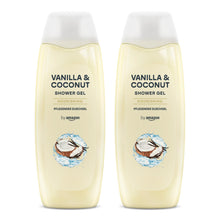 Carica l'immagine nel visualizzatore di Gallery, by Amazon Gel Doccia Vanilla e Cocco, 2 x 500ml