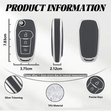Carica l'immagine nel visualizzatore di Gallery, Cover Chiave Auto per Ford Fiesta Puma Ka Kuga Focus Ecosport Edge