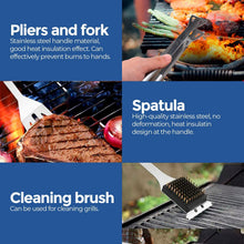 Carica l'immagine nel visualizzatore di Gallery, Edihome, Set Barbecue, Accesori Barbecue, 25 Pezzi, Kit Professionale, BBQ, Acciaio Inossidabile, Regalo Uomo, con Custo