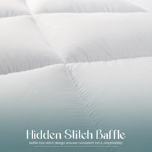 Carica l'immagine nel visualizzatore di Gallery, Piumino Caldo Utopia Bedding per Letto Singolo, 135x200 cm, Bianco