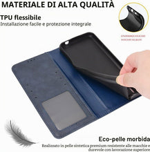 Carica l'immagine nel visualizzatore di Gallery, Cover Pelle per Xiaomi Redmi 10C, Portafoglio PU Pelle Slot Schede, Custodia Cavalletto Stile Libro Chiusura Magnetica, 