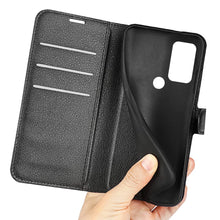 Carica l'immagine nel visualizzatore di Gallery, Cover per TCL 30 SE/TCL 305/306, Custodia Portafoglio Cover a Libro in Pelle Flip Case con Silicone Bumper, Fibbia Magne