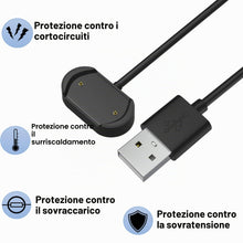 Carica l'immagine nel visualizzatore di Gallery, Caricatore compatibile con Amazfit GTR 4 / GTS 4 / GTR 3 / GTR 3 Pro/GTS 3 / T-Rex 2 - Cavo usb di ricambio 100cm Carica
