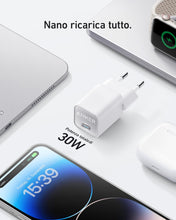Carica l'immagine nel visualizzatore di Gallery, Anker Caricatore iPhone USB C GaN 30W 511 (Nano 3)