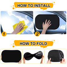 Carica l'immagine nel visualizzatore di Gallery, WIN.MAX Parasole Auto Bambini Tendine Parasole Auto Universali Tendine Parasole Auto Finestrini Laterali Parabrezza per 