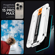 Carica l'immagine nel visualizzatore di Gallery, Spigen EZ Fit Privacy Vetro Temperato [2 Pezzi] per iPhone 15 Pro Max