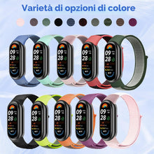 Carica l'immagine nel visualizzatore di Gallery, Nylon Cinturino per Xiaomi Smart Band 11/10/Band 9/8, Elastico