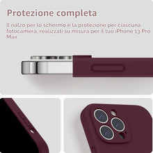 Carica l'immagine nel visualizzatore di Gallery, SURPHY Cover in silicone liquido compatibile con iPhone 13 Pro Max 6,7 pollici, protezione individuale per ogni obiettiv