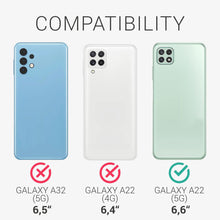 Carica l'immagine nel visualizzatore di Gallery, kwmobile Custodia Compatibile con Samsung Galaxy A22 5G Cover - Back Case per Smartphone in Silicone TPU - Protezione Go