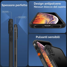 Carica l'immagine nel visualizzatore di Gallery, iVoler Cover Opaca per iPhone XS e iPhone X 5.8 Pollici, [Protezione Della Fotocamera] [Antiurto di Grado Militare] Cust