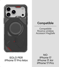 Carica l'immagine nel visualizzatore di Gallery, Aulumu A17 Cover Magnetica per iPhone 17 Pro Max Custodia Robusta Compatibile con MagSafe Custodia Antiurto Integrata, P