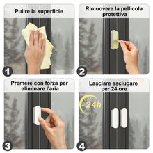 Carica l'immagine nel visualizzatore di Gallery, 2 Pezzi Maniglia Porta Esterna Adesiva, Bianco, Plastica ABS