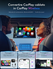 Carica l'immagine nel visualizzatore di Gallery, Adattatore CarPlay Wireless per Auto, Adattatore Wireless CarPlay e Android Auto con Bluetooth 5.4, Plug and Play, Conne