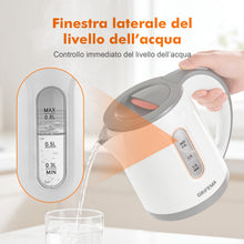 Carica l'immagine nel visualizzatore di Gallery, GRIFEMA Bollitore elettrico piccolo 1100W da 0,8 litri