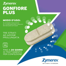 Carica l'immagine nel visualizzatore di Gallery, Zymerex GONFIORE PLUS 20 Compresse | Integratore alimentare | Probiotici e prebiotici | Gonfiore addominale | Equilibrio