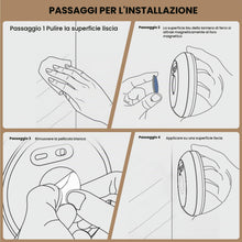 Carica l'immagine nel visualizzatore di Gallery, LROLTEF Luce notturna retroilluminata con sensore di movimento 3000K 2P