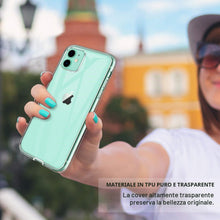 Carica l'immagine nel visualizzatore di Gallery, Gnews Cover per iPhone 11, Custodia per iPhone 11 Transparent 360° Full Body Protezione Silicone TPU Premium Resistente 