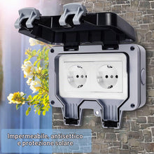 Carica l'immagine nel visualizzatore di Gallery, Frasheng IP66 Presa Esterna Impermeabile,Presa Elettrica Esterno,Presa a Muro Impermeabile,con Connettore da Impermeabil