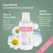 Carica l'immagine nel visualizzatore di Gallery, Saugella Poligyn Detergente Intimo Ad Azione Emolliente E Lenitiva Contro Fastidi E Pruriti Intimi - 500 Ml