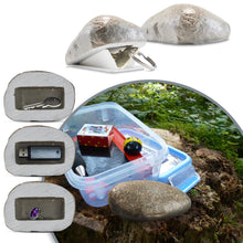 Carica l'immagine nel visualizzatore di Gallery, com-four® Pietra Nascondiglio "Pebblestone" con Scomparto Segreto