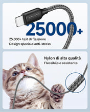 Carica l'immagine nel visualizzatore di Gallery, RAVIAD Cavo USB C a Lightning 0.3M [Certificato MFi] Cavo iPhone USB Tipo C
