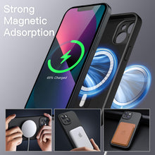 Carica l'immagine nel visualizzatore di Gallery, JETech Cover Magnetica Silicone per iPhone 13, Nero