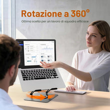 Carica l'immagine nel visualizzatore di Gallery, GRIFEMA Supporto PC Portatile, Laptop Stand con Base Girevole 360°