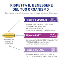 Carica l'immagine nel visualizzatore di Gallery, Equilibra Multivitamine e Minerali 50+ Rilascio 8 Ore, 30 Compresse