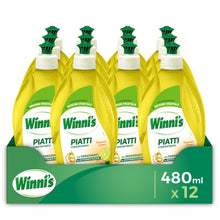 Carica l'immagine nel visualizzatore di Gallery, Winni's Detersivo Piatti a mano, Bergamotto e Zenzero, 480 ml x 12