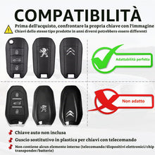 Carica l'immagine nel visualizzatore di Gallery, Cover Chiave Auto per Peugeot 208 308 2008 3008 Citroen C3 C4 C5