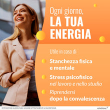 Carica l'immagine nel visualizzatore di Gallery, Carnidyn Plus, integratore alimentare supporto per stanchezza fisica e mentale, 20 bustine da 5g, gusto arancia
