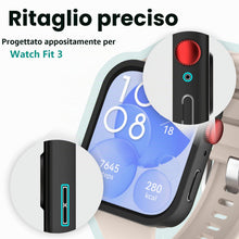 Carica l'immagine nel visualizzatore di Gallery, 5 Pezzi Custodia Protettiva Compatibile con Huawei Watch Fit 3, Custodia Rigida per PC con Proteggi Schermo, Custodia HD