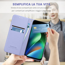 Carica l'immagine nel visualizzatore di Gallery, SineOrdo Cover compatible con Xiaomi Redmi 17 4G / 5G Custodia, Custodia Xiaomi Redmi 17 4G / 5G Cover Libro Portafoglio