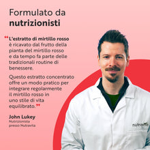 Carica l'immagine nel visualizzatore di Gallery, Nutravita Mirtillo Rosso 37.500mg - 2 Mesi