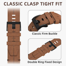 Carica l'immagine nel visualizzatore di Gallery, Cinturino in Pelle Compatibile con Garmin Fenix 8 51mm/Fenix 7X/7X Pro/6X/6X Pro/5X Plus/5X/ Fenix 3/3 HR, 26mm Cinturin
