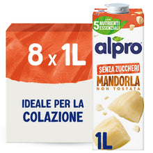 Carica l'immagine nel visualizzatore di Gallery, ALPRO SENZA ZUCCHERI, Bevanda alla MANDORLA - 8X1L