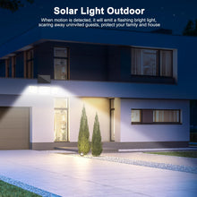 Carica l'immagine nel visualizzatore di Gallery, Faretti Solari a LED da Esterno con Sensore di Movimento, Luce Solare Led Esterno con Telecomando 4 Modes 2000mAh IP67 I