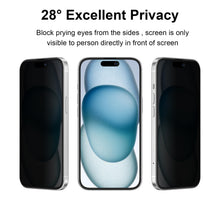 Carica l'immagine nel visualizzatore di Gallery, YLK 2 Pezzi Privacy Pellicola Protettiva per iPhone 15/16, Copertura Totale Vetro Temperato Completa Film AntiSpy (iPhon